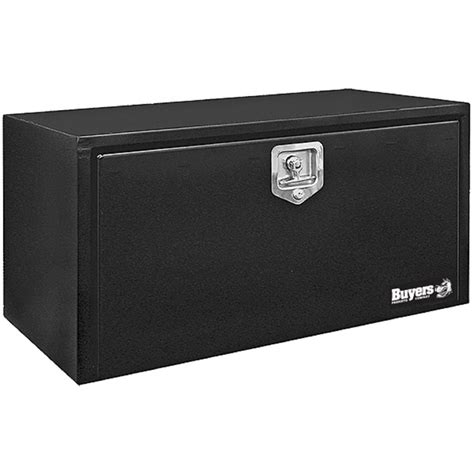 black steel underbody truck box with t handlelatch 8by 8byby30|black under body truck tool box.